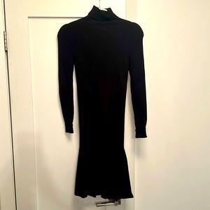 Black Reiss turtleneck midi dress in size Small. Never worn!